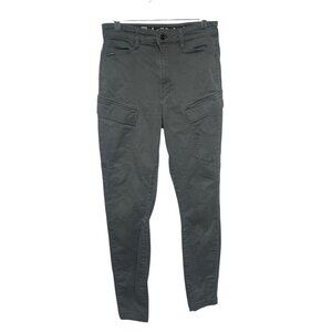 G-Star Raw Cargo Pants Womens 27 Green G-Shape Skinny High Rise